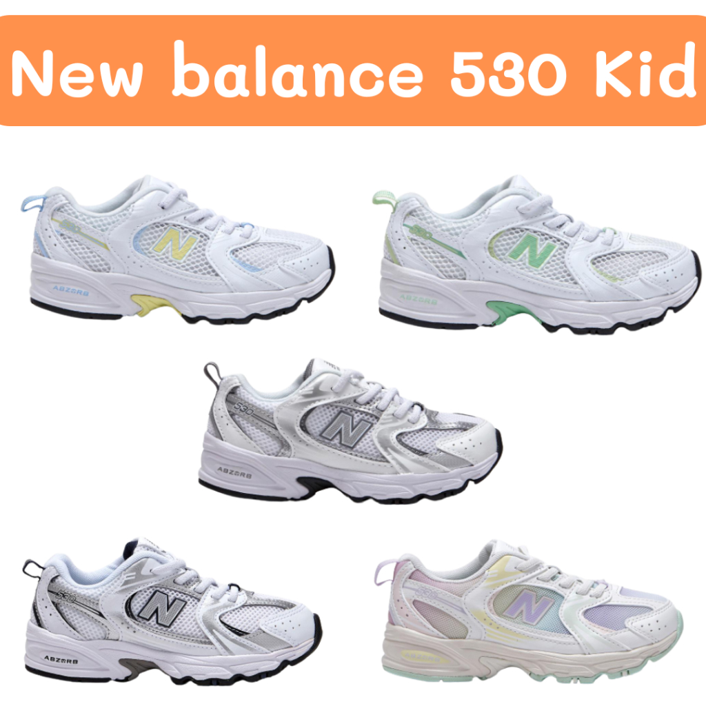 (Preorder) New balance 530 Kid รองเท้าสำหรับเด็กรุ่นยอดนิยม สวมใส่สบาย น้ำหนักเบา ของแท้ 100%