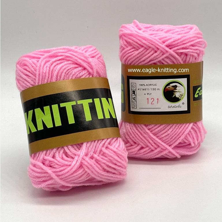 ไหมอีเกิ้ลEagleKnitting 4ply  ไซส์ M [รหัส010-700]  ยกแพค 1ห่อ/8ม้วน - รูปที่ 4