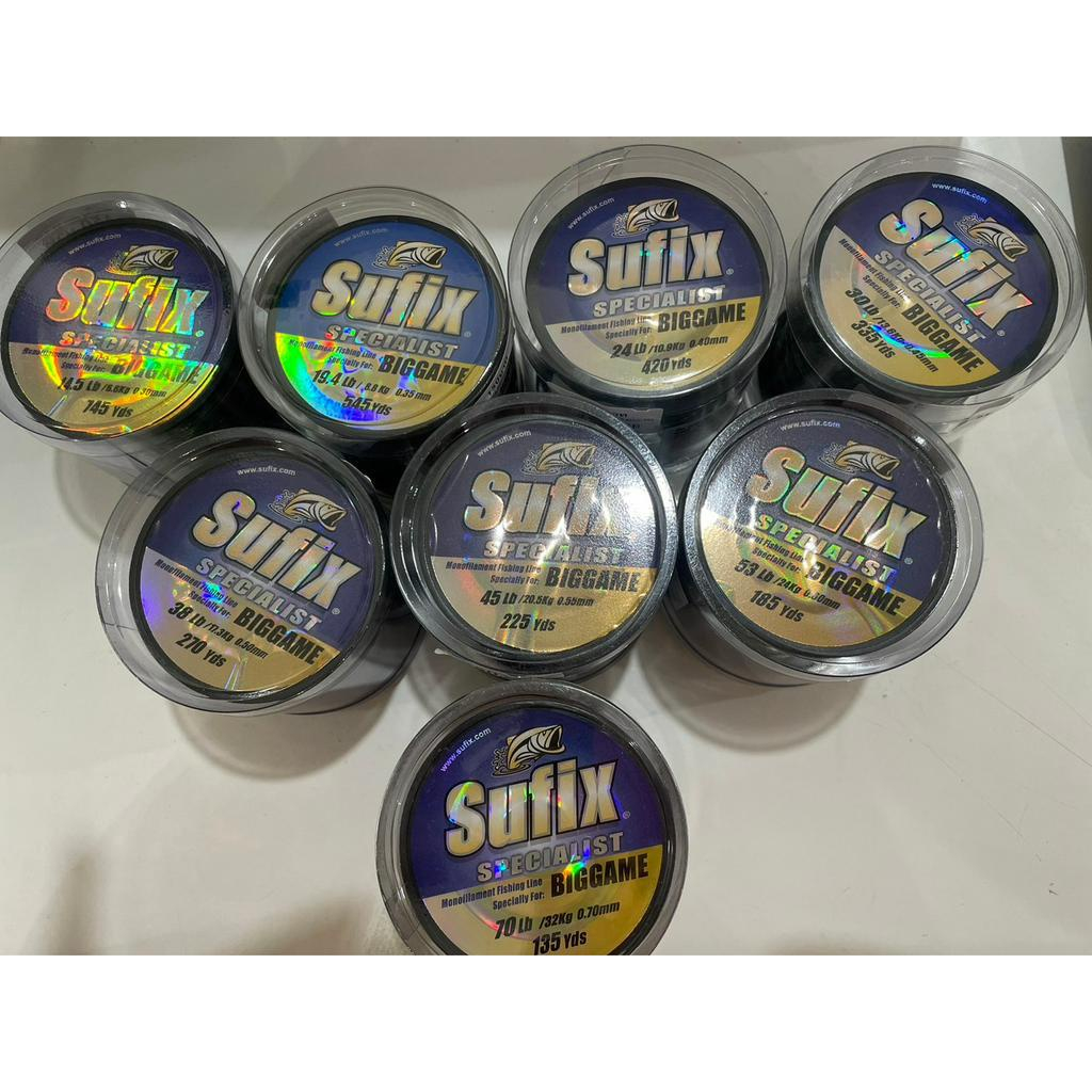 สายเอ็น SUFIX SPECIALIST BIGGAME สีเขียวขี้ม้า