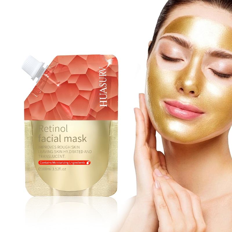 มาส์ก HUASUR ลอกหน้าทองคำ กุหลาบ ลาเวนเดอร์ ทองคำ24k เพิ่มความชุ่มชื้น สินค้าใหม่    M3775