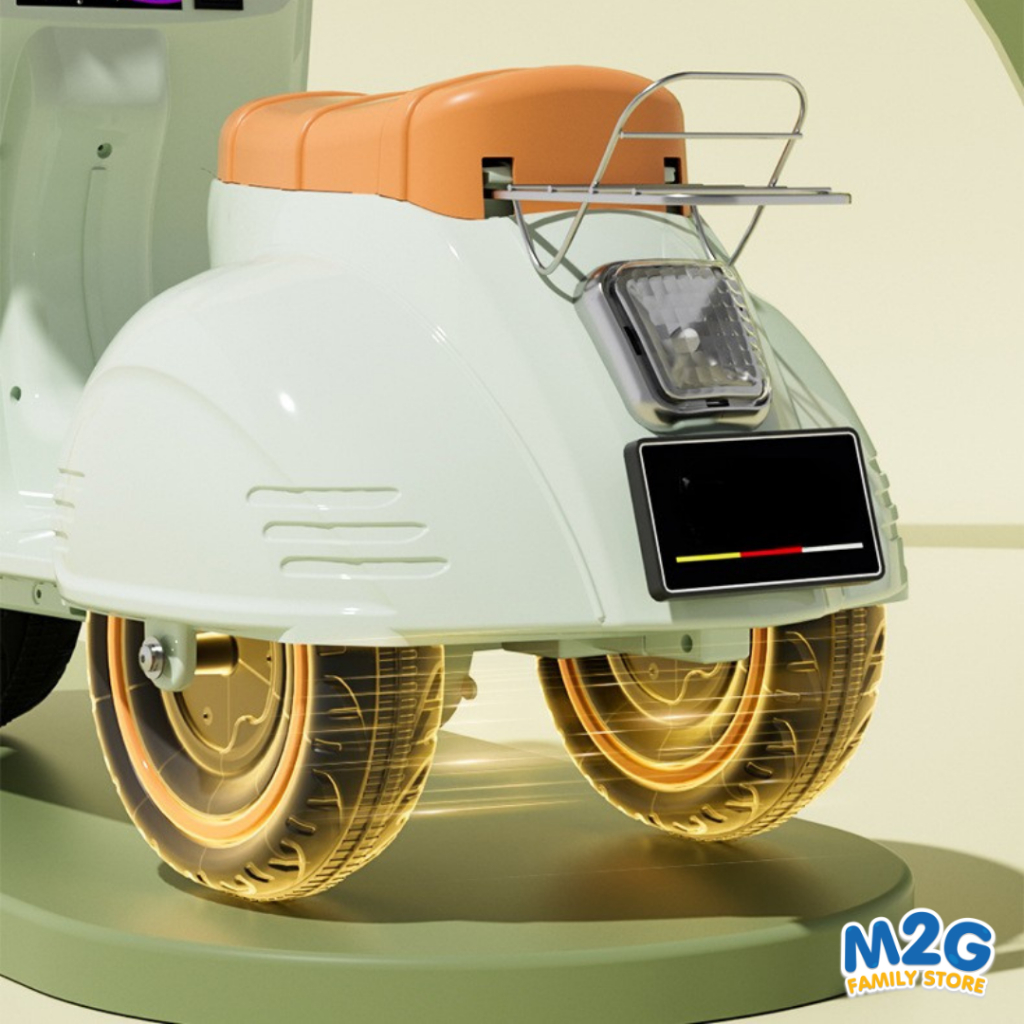 M2G รถแบตเตอรี่เด็ก มอเตอร์ไซค์ไฟฟ้าเด็กสองล้ออายุ 3-8 ปี สำหรับเด็ก #4107-4152 ราคา ถูกที่สุด ดีลบีเคเค แกลเลอรีภาพที่ 7