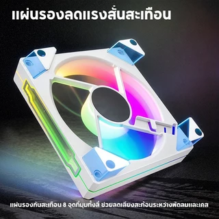 พัดลมคอมพิวเตอร์ 12ซม. พัดลมเคส ประสิทธิภาพสูง 5V 3Pin cooling fan พัดลมคอมพิวเตอร์ เคสหม้อน้ำ ARGB 4 Pin PWM สำหรับ PC