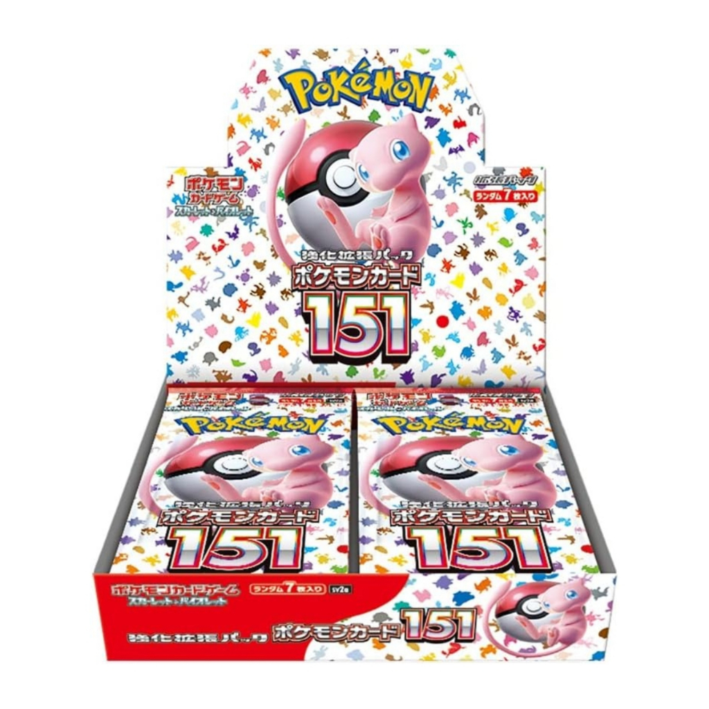Pokemon Card BOX Japanese Version Scarlet & Violet Authentic Official TCG Trading Card 151