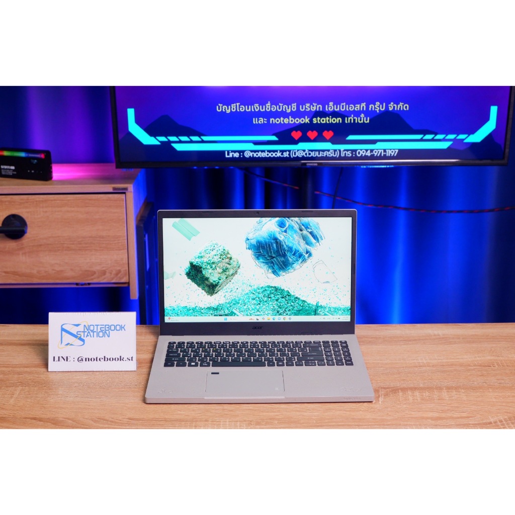 Acer Aspire Vero i5-1235U Ram8 SSD512 หน้าจอ15.6 FHD IPS สเปคทำงาน พร้อมประกันศูนย์ เพียง 13,800.-