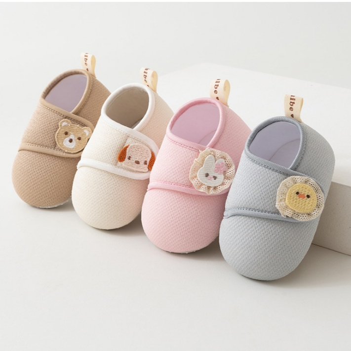 NT Baby-120 (สินค้าพร้อมส่ง) รองเท้าผ้าเด็กพื้นนุ่ม รองเท้าเด็กหัดเดินกันลื่นใส่สบาย เบา สวมใสง่าย