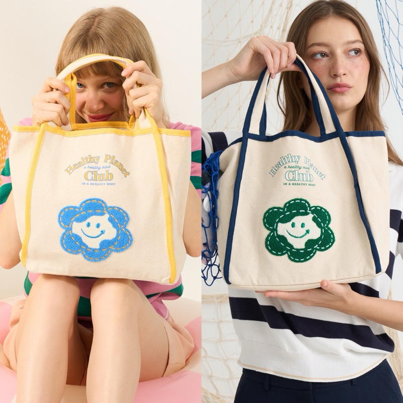 Healthy Planet Club-กระเป๋าผ้า Very Healthy Tote Bag 100% recycled cotton