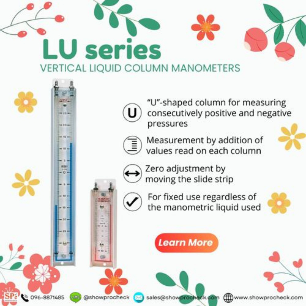LU200 AWS10 MMH2O Manometers