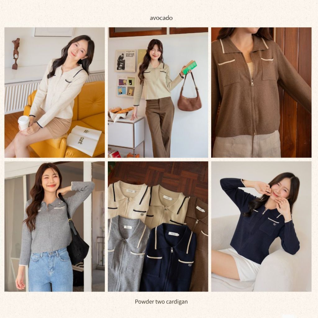 พร้อมส่งด่วน! | Powder two cardigan  คาร์ดิแกนรุ่นนี้ยกให้เป็นนัมเบอร์วันนนน
