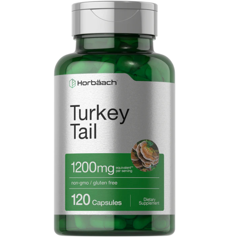 Horbaach Turkey Tail Mushroom 1200mg per serving | 120 Capsules