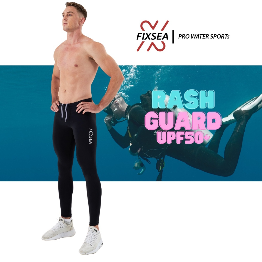 รุ่น Bay ขายาวกันUV 99%  กางเกงดำน้ำ  กางเกงว่ายน้ำ (ชาย) UPF50+ fixme