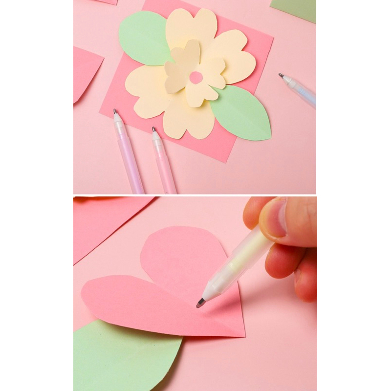 (สีขาว 1แท่ง) Glue pen ปากกากาว สำหรับพกพาสะดวก เหมาะกับชิ้นงานเล็กๆ - รูปที่ 2