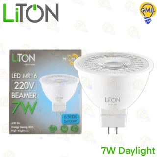 Liton หลอดไฟ MR16 LED 7W 220V (แบบต่อตรง) แสงขาว แสงวอร์ม แสงคูลไวท์