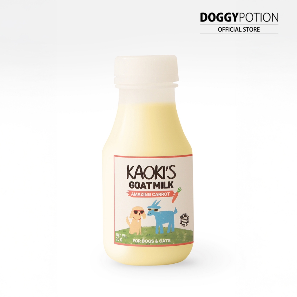 Kaoki’s Carrot Goat Milk เคาคียส์ นมแพะสูตรแครอท สำหรับสัตว์เลี้ยง