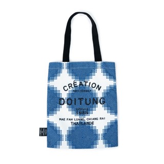 DoiTung AW24 Tote Bag M . DOT DOT DOT . Blue กระเป๋าผ้า AW24…