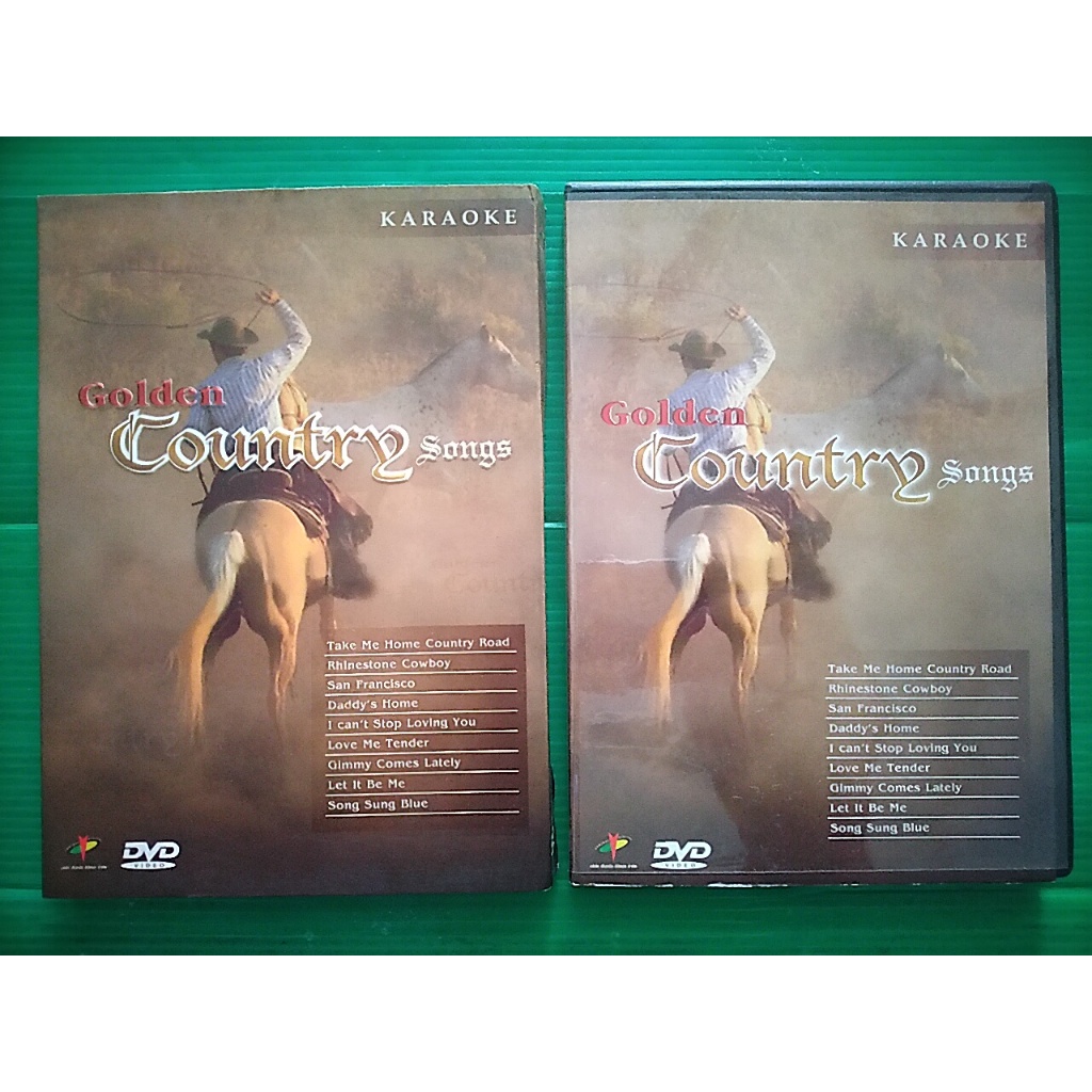 GOLDEN COUNTRY SONGS (KARAOKE แผ่นแท้ DVD)