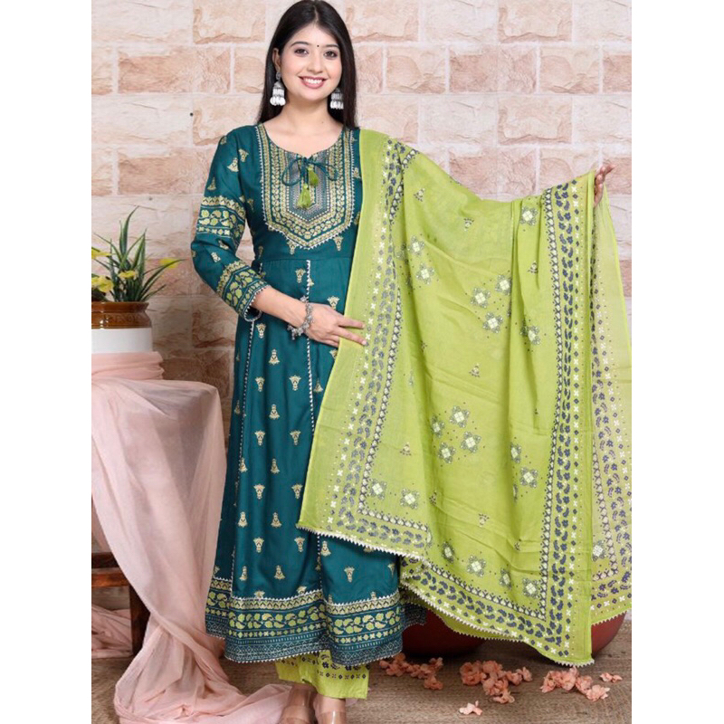 ชุดเซ็ท3ชิ้นอินเดีย งานนำเข้าจากอินเดียเกรดพรีเมี่ยม ชุดเซ็ท3ชิัน เสืัอ+กระโปรง+ผ้าคลุม และเสื้อ+กางเกง+ผ้าคลุม พร้อมส่ง