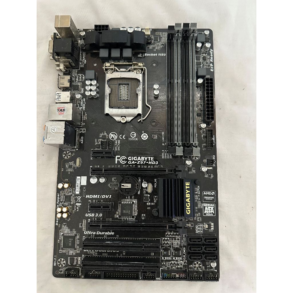 เสีย mainboard Gigabyte GA-Z97-HD3 (ไม่มี cpu)