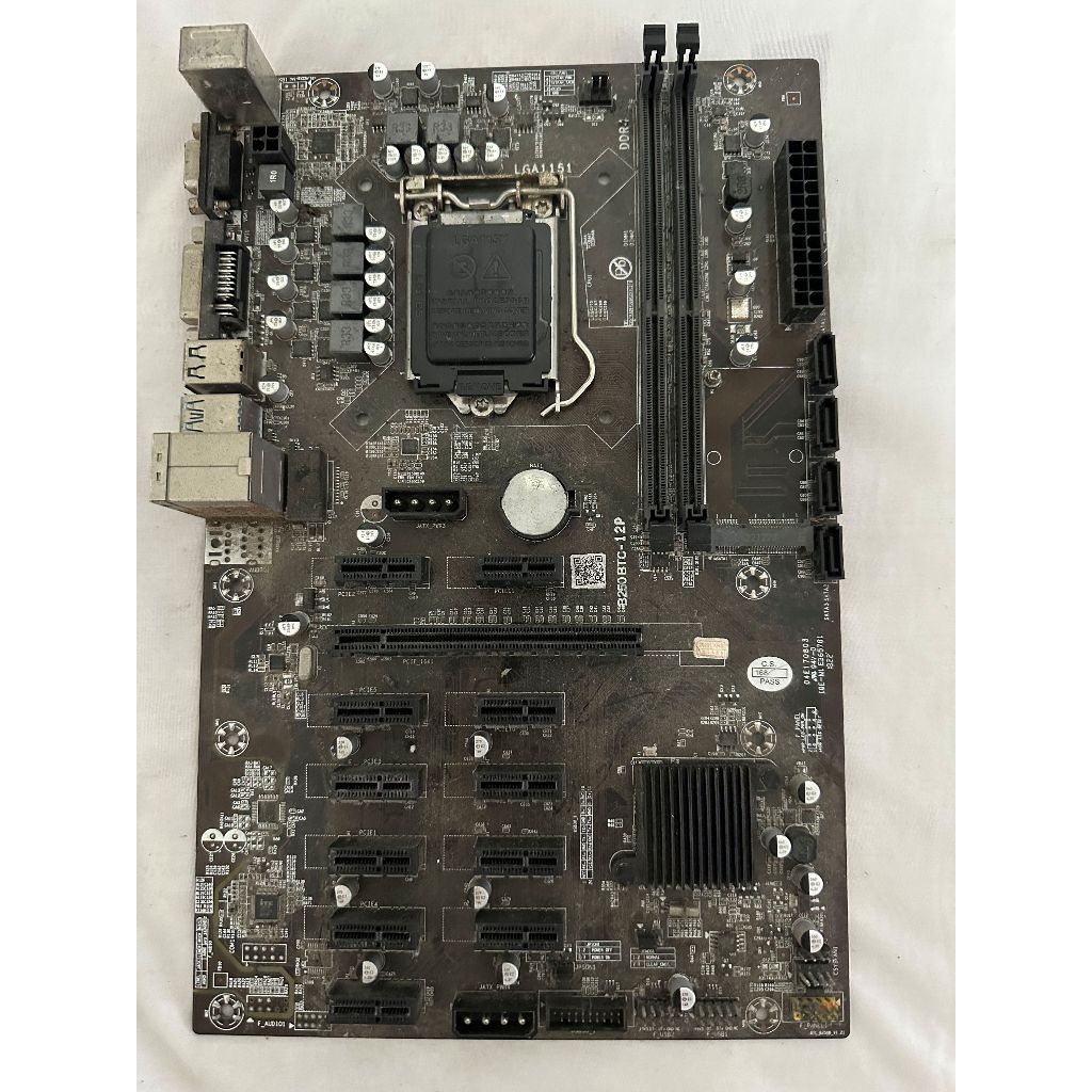 เสีย mainboard B250 BTC-12P ใช้ทำอะไหล่