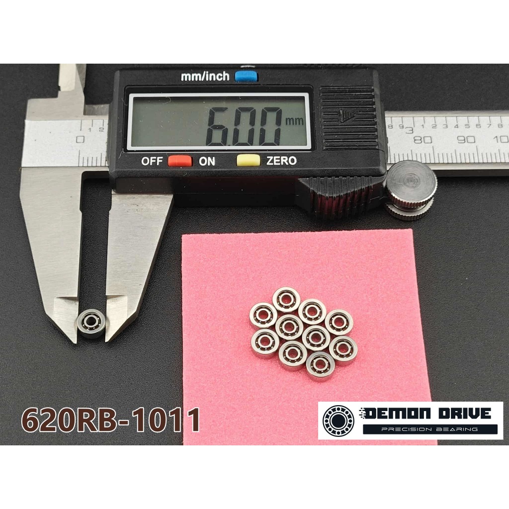 Demon Drive ตลับลูกปืน 620RB-1011 ขอบหนา(รังลูกปืนความเร็วสูง+โครงไล่เบา)  - Customized Hi-Speed 620RB-1011 Bearing