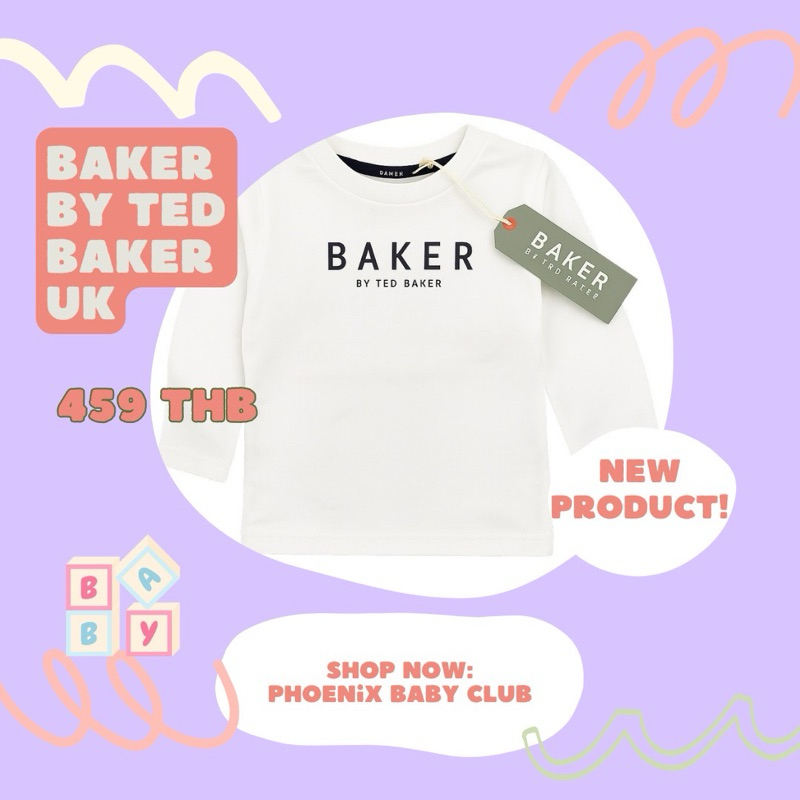 NEW เสื้อเด็ก Baker by Ted Baker แท้ 💯ไม่มีตำหนิ
