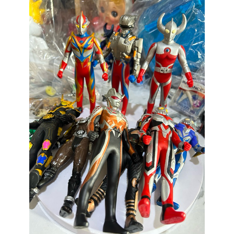 (3) ขนาด 6-7 นิ้ว แท้ 💯 Bandai หุ่นซอฟ หุ่นยาง อุลตร้าแมน และอื่น ๆ ฟิกเกอร์ งานแท้ มือ 2