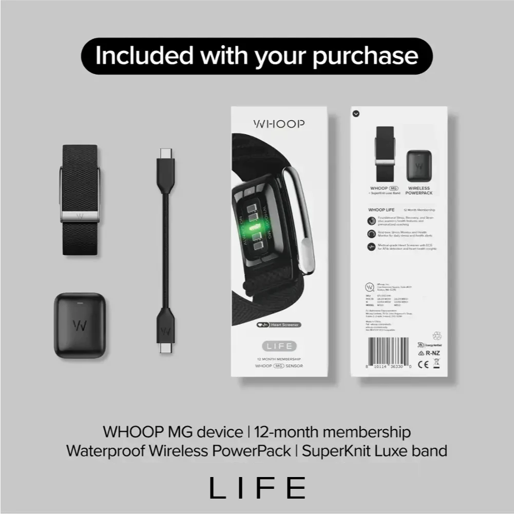 ⓦ WHOOP 5.0 ONE / PEAK / MG LIFE สายรัดข้อมือวัดชีพจร (12-Month Membership + ประกันสินค้า 1 ปี) thumbnail 9
