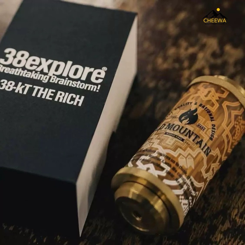 ‼️PREORDER‼️38explore MIYABI RICH GO OUT x OLD MOUNTAIN ดวงไฟทองเหลือง 38-KT