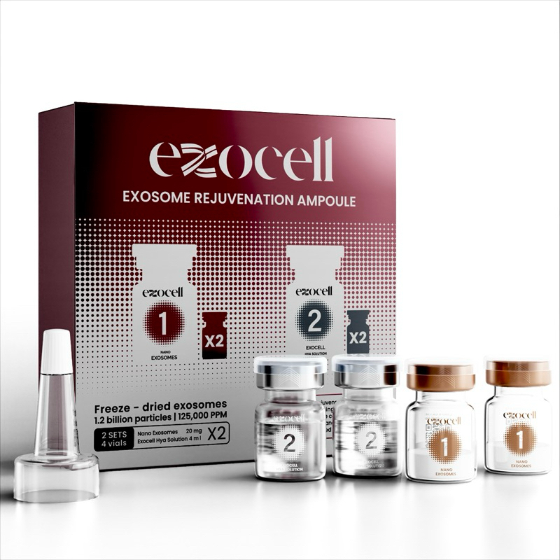 [L6330] เอ็กโซโซมสด Exocell Exosomes Reju Ampoule สเต็มเซลล์สด stemcellสด แอมพูล รูขุมขน ฝ้าผิวกระจก 1.2พันล้านเซลล์