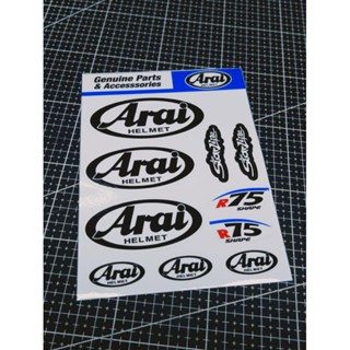 สติ๊กเกอร์Araiงานพิม10 ชิ้น ใน1ชุด