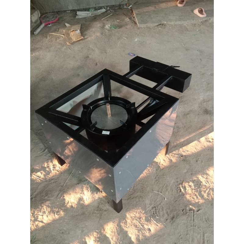 เตาน้ำมันเก่าตัวใหญ่45×45สูง50ซม. จ่ายน้ำมันได้อย่างต่อเนื่อง แถมพัดลม พร้อมใช้งาน