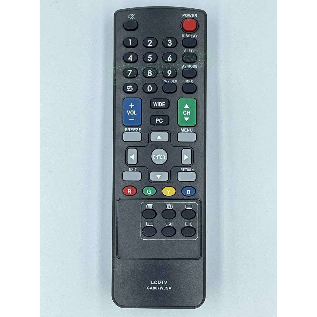 รีโมทใช้กับทีวี  Sharp รุ่น GA867WJSA
