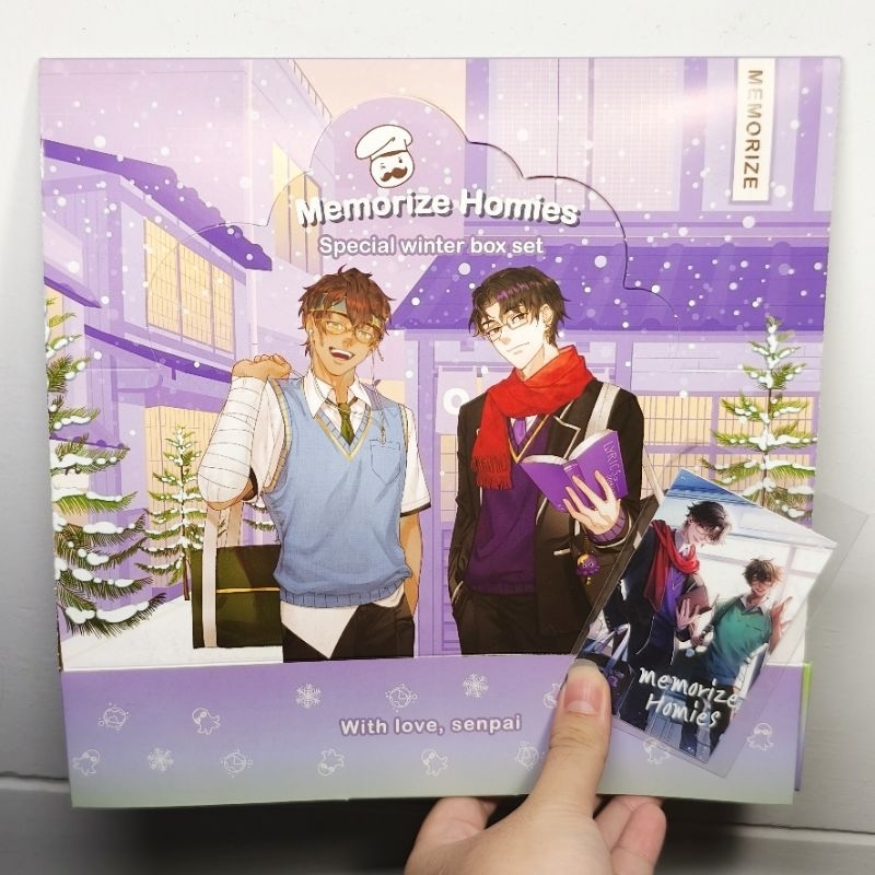 [พร้อมส่ง]Memorize Homies Zekai and Schneider vtuber กล่อง+การ์ด ชไนเดอร์ เซไก