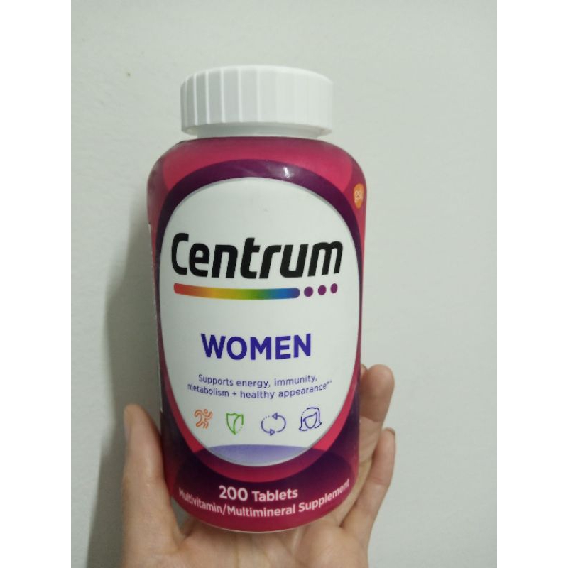 Centrum Women วิตามินรวม ผู้หญิง 200 เม็ด exp.5/27