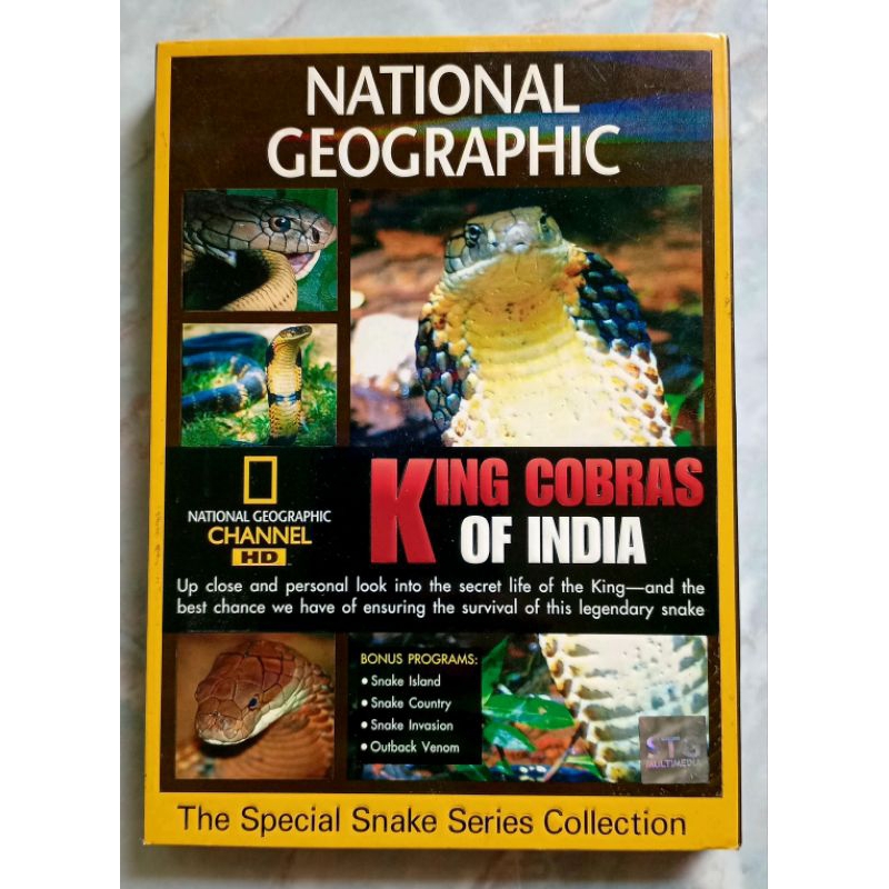 📀 DVD  สารคดี NATIONAL GEOGRAPHIC : KING BORAS OF INDIA , LAND OF THE ANACONDA 🐍, AFRICA'S DEADLY DO