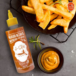 J-Lek (เจ๊เล็ก) ซอสพริกศรีราชา ผสมมัสตาร์ด ขนาด 250 กรัม
