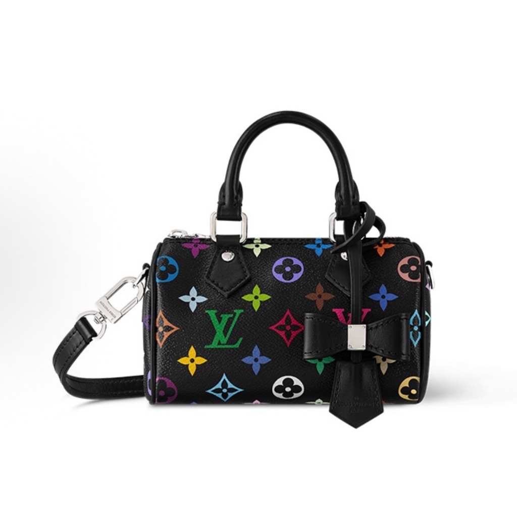 Louis Vuitton LV x Takashi Murakami Black tricolor series bag / กระเป๋า LV x Takashi Murakami ซีรีส์ Black tricolor