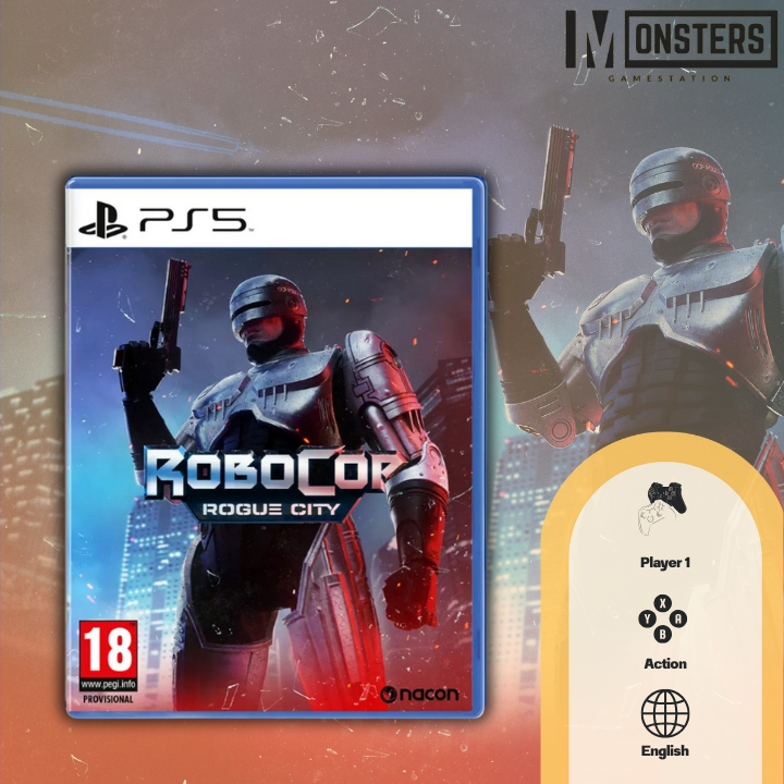 RoboCop Rogue City [PS5] (สินค้าพร้อมส่ง) [มือ1]