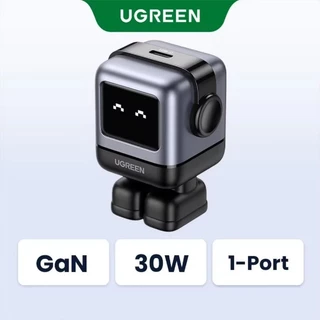 UGREEN 30W RoboGaN Charger USB C Mini Robot Nexode GaN Fast Charger for iPhone17 16 15 14 Pro Max Macbook iPad ชาร์จเร็ว