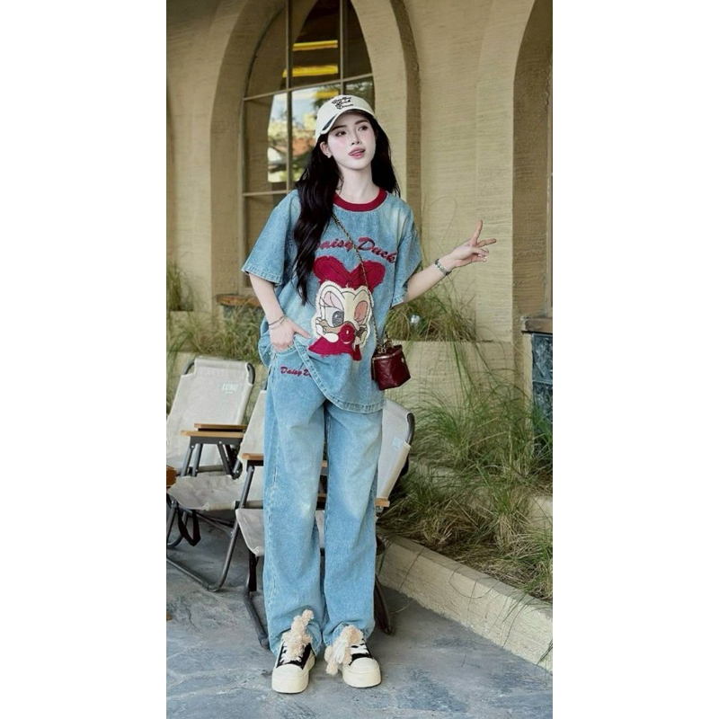 ชุดเซ็ตเป็ดขายาวน่ารัก jk123