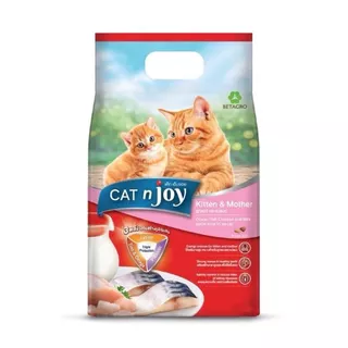 [ถุง 1.2kg] อาหารแมว Cat n Joy Triple Protection แค็ทเอ็นจอย อาหารเม็ดแมว สำหรับแมวโต