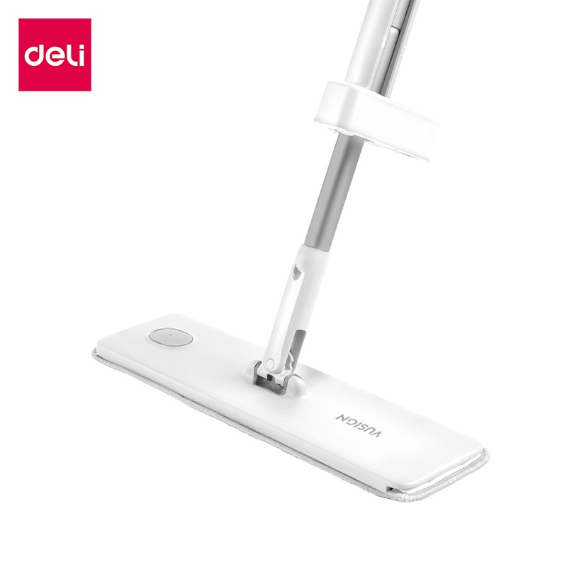 Deli ไม้ถูพื้นสเปรย์ 2in1 ไม้ถูพื้นรีดน้ํา ม็อบ แบบรีดน้ำ หมุน 360 องศา เก็บง่าย ด้ามจับยาว Spray Mo