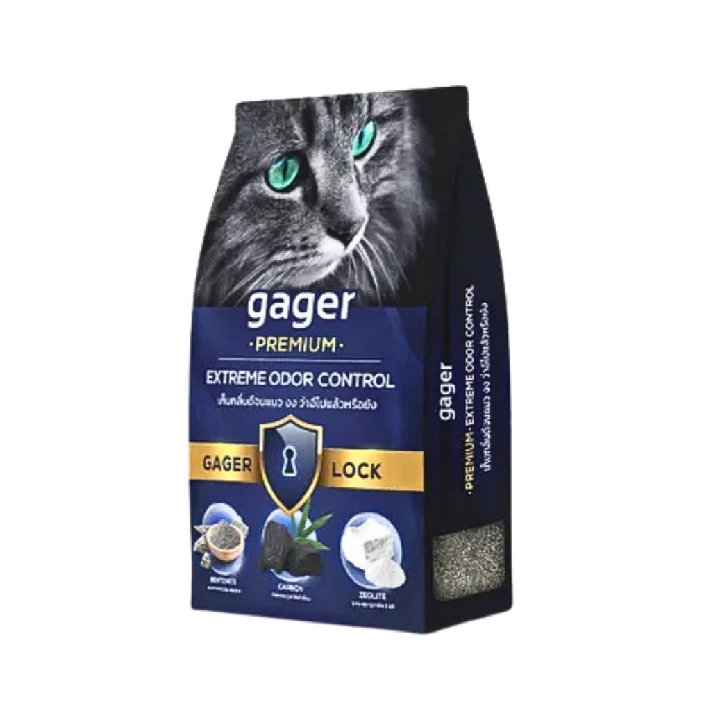 ทรายแมว Gager 10kg ทรายแมวเบนโทไนท์ ภูเขาไฟ จับตัวเป็นก้อน กลิ่นหอม (Cat Litter Bentonite) รูปที่ 6