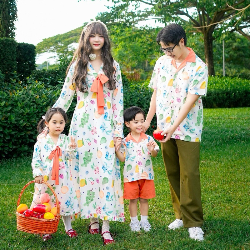 ชุดครอบครัว Fruity (รหัส237) พร้อมส่ง
