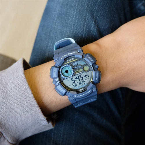 CASIO นาฬิกาข้อมือ สายเรซิ่น รุ่น WS-1500H,WS-1500H-1A,WS-1500H-2A,WS-1500H-5A