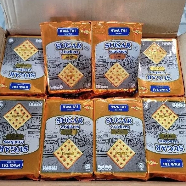 บิสกิต HWA TAI รสหวาน/อบเนย (ยกลัง) 165g×24 ห่อ