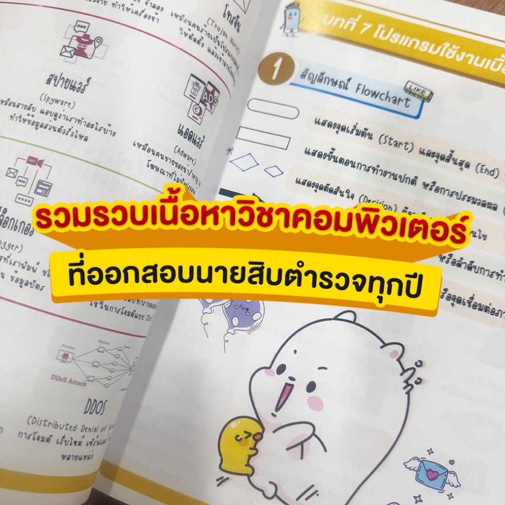 [สินค้าพร้อมส่ง+ส่งฟรี] หนังสือสอบนายสิบตำรวจ แนวข้อสอบเก่าวิชาคอมพิวเตอร์ พี่บัส ราคา ถูกที่สุด ดีลบีเคเค แกลเลอรีภาพที่ 7