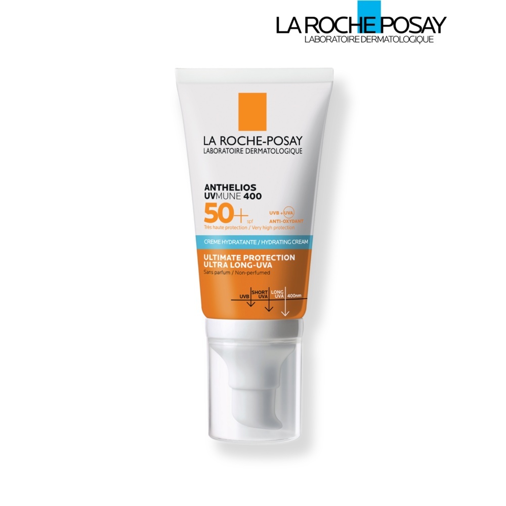 Laroche-Posay ลาโรช-โพเซย์ แอนเทลิโอส ยูวีมูน400 ไฮเดรทติ้ง ครีม เอสพีเอฟ50+ 50ML