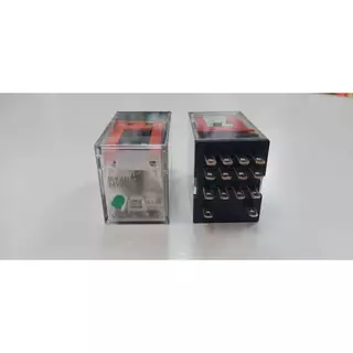 ออกบิลVAT Omron MY2N-GS 24VDC รีเลย์ + ซ็อกเก็ต PYFZ08 ของแท้ สต้อคไทย ขายเป็นชุด MY4N-GS 24VDC