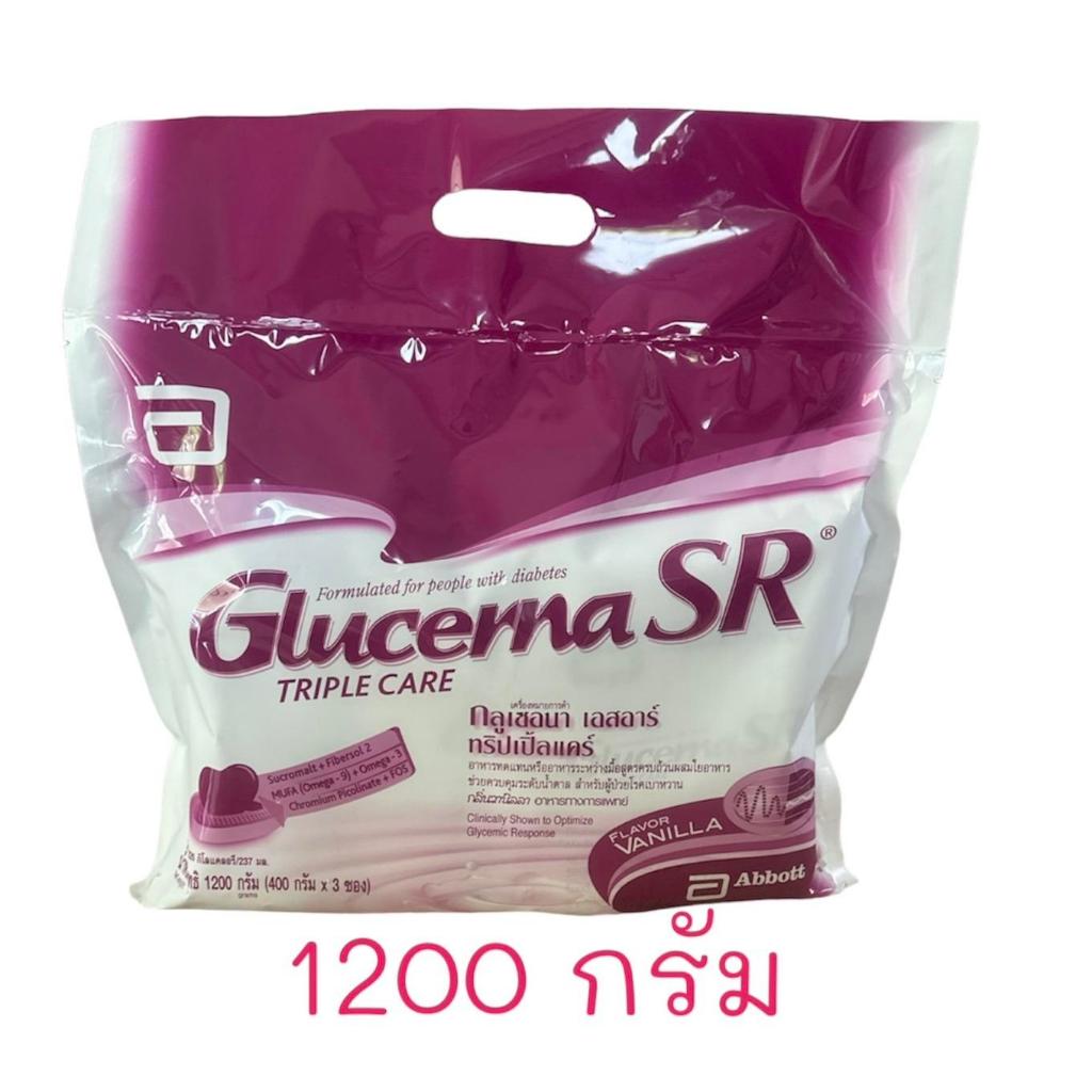 แบบถุงเติม 400 กรัม Glucerna SR กลูเซอน่า กลิ่นวานิลลา