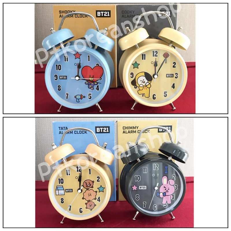 [#BT21]พร้อมส่ง!!! นาฬิกาปลุก bt21 ของจริงน่ารักมากเลยค่ะ 😍 ของแท้ 🇰🇷💯✅